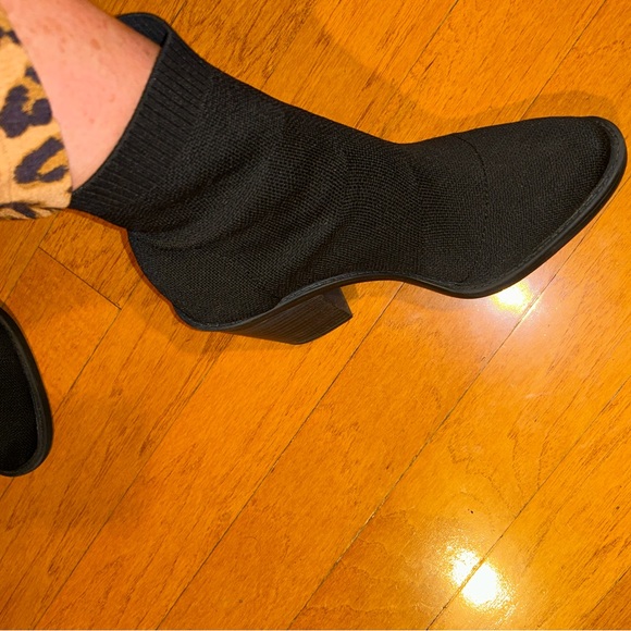 Blowfish Black Sock Slip On Western Style Boots Size 10 NWOT - Picture 5 of 10